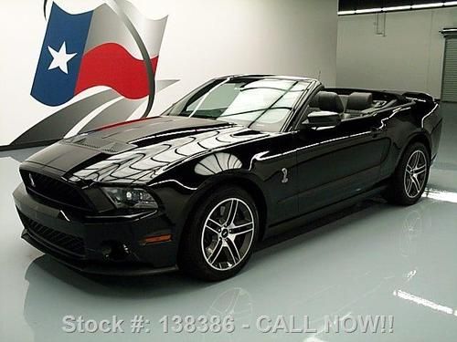 2010 ford shelby gt500 svt cobra convertible nav 7k mi texas direct auto