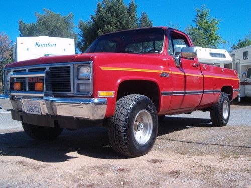 1985 gmc sierra 4x4 original paint rust free low miles