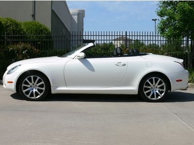 Sc 430 convertible coupe hard top heated seats lumbar mark evinson 6 disc nav