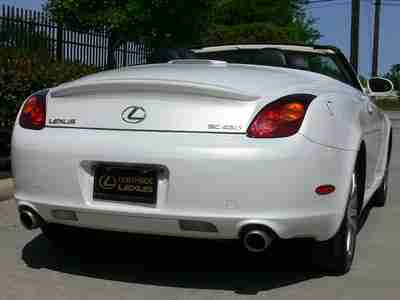 SC 430 CONVERTIBLE COUPE HARD TOP HEATED SEATS LUMBAR MARK EVINSON 6 DISC NAV, US $26,900.00, image 8
