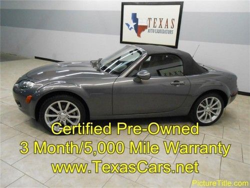 08 miata mx-5 conv 6spd touring certified warranty we finance!!!