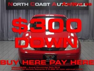 2001(01) ford focus lx beautiful red! clean! must see! save huge!!!
