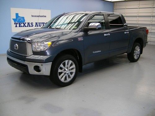 We finance!!!  2010 toyota tundra crewmax platinum 4x4 flex-fuel roof nav rcam