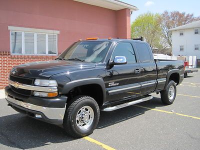 2002 chevrolet silverado 2500hd ls extended cab turbo diesel! low miles/reserve!