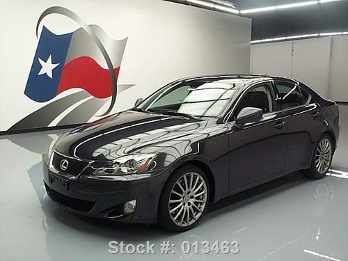 2008 lexus is350 sport leather sunroof nav rear cam 28k texas direct auto