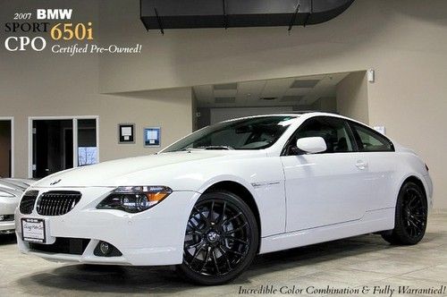 2007 bmw 650i coupe sport package certified pre owned navi pdc logic7 loaded wow