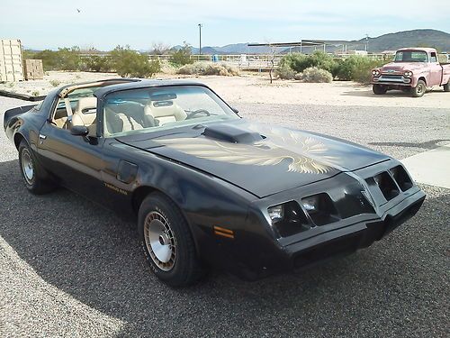 1981 black t-top pontiac trans am