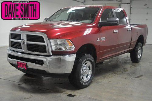 2012 new deep cherry red dodge crew 4wd auto cummins turbo diesel premium cloth!