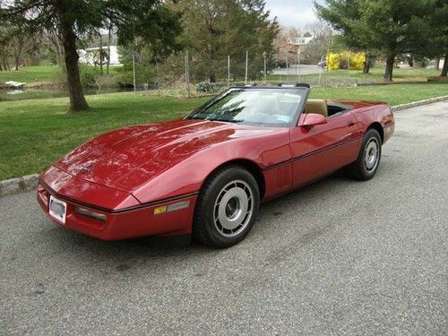 1986 chevy corvette c4 convertible, 4 speed (4+3) excellent condition