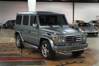 2011 mercedes g55 amg designo, rare color combo, magno platinum matte, 500hp