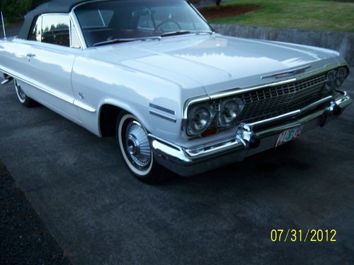 1963 chevy impala 2 door convertible