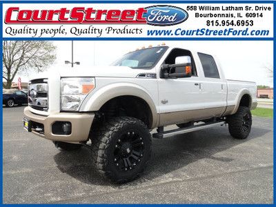 F-250 king ranch 4x4 6.7l diesel nav prem audio spray-in liner 35x12.5 r20lt