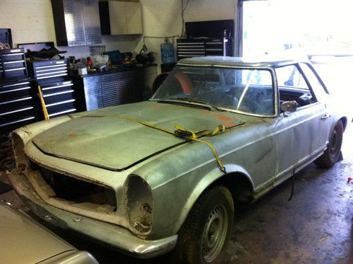 1964 mercedes 230sl hard top and soft top mostly complete project car w113