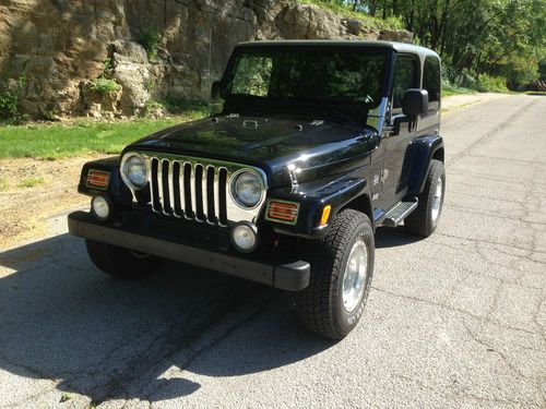 2004 jeep wrangler sahara 5-speed only 27k original miles free shipping! dana 44