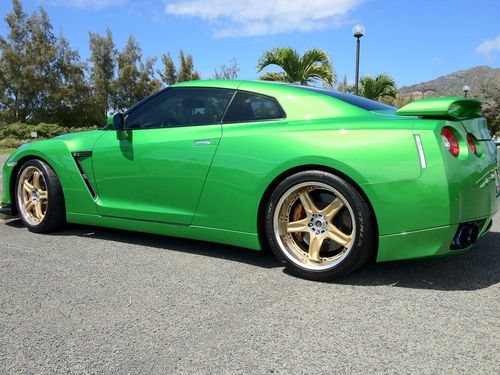 2009 nissan gtr green machine!!!