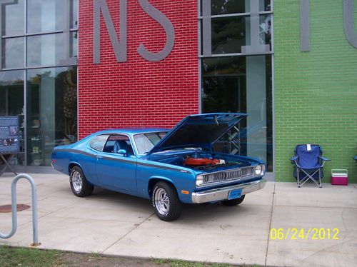 1972 plymouth duster  original h- code 340 b-5 blue