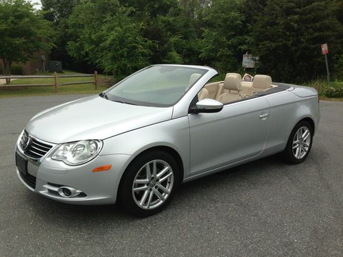 Vw eos, 2.0t turbo, convertible hard top, navigation, low miles, extras, loaded