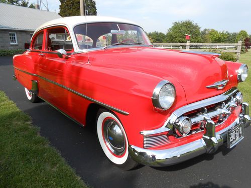 1953 chevy chevrolet 2 door sedan no reserve!!