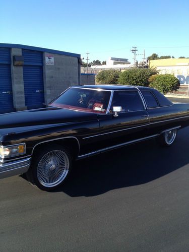 1975 cadillac deville lowrider, airbags, switches, bagged, stereo