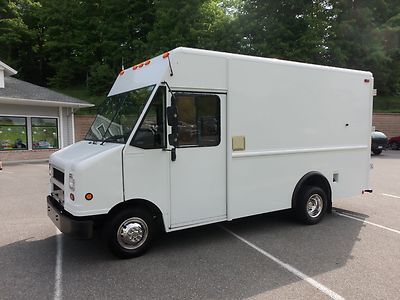 2006 ford e-350 utilimaster step van v8 at a/c 45k 1 owner alum body  barn doord