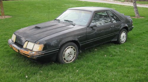 1986 ford mustang svo factory competition prepared (comp prep)rarity 1 of 83