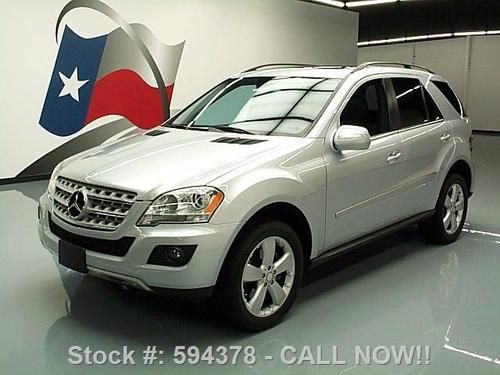 2010 mercedes-benz ml350 4matic awd nav rear cam 51k mi texas direct auto