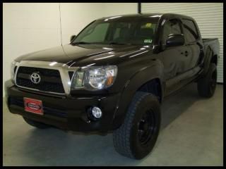 11 double cab trd off road v6 rear camera tow custom wheels big tires certified