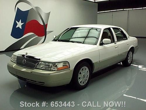 2004 mercury grand marquis gs 6-passenger leather 48k texas direct auto