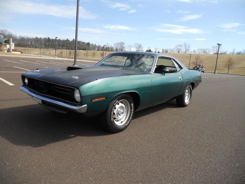 Real 1970 aar cuda aar  t/a six barrel 340 engine 349 six pack build sheet