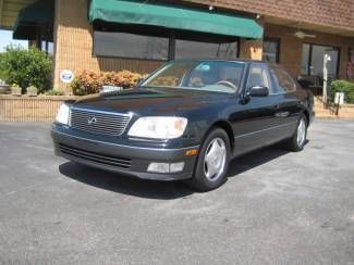 1998  lexus  ls  400    black / tan   no  reserve  sale  !!
