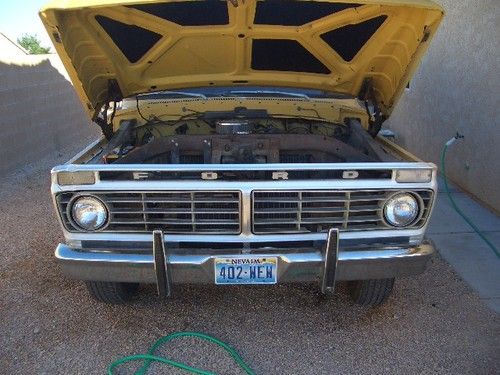 1974 ford f-250 xlt ranger supercab w/nice camper!!