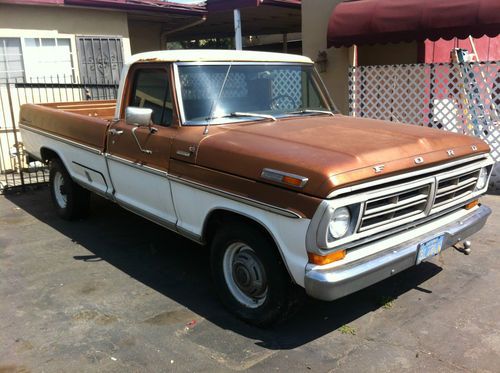 1972 ford f250, camper special, 2wd, automatic, 390 v8, non runner, no reserve!