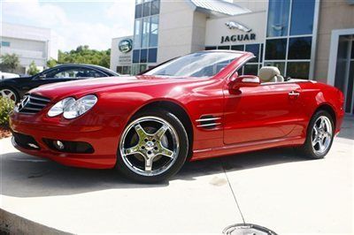 2005 mercedes-benz sl 500 convertible - 1 owner - florida vehicle - low miles