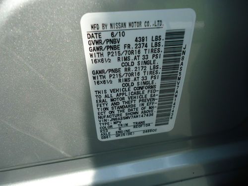 2010 Nissan Rogue S Sport Utility 4-Door 2.5L AWD RUNS & DRIVES GREAT NO RESERVE, image 18