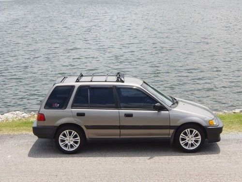 1989 honda civic wagovan wagon 4-door 16" wheels &amp; mini-me head swap &amp; fwd only