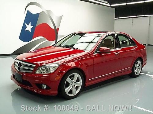 2010 mercedes-benz c300 sport sunroof keyless-go 40k mi texas direct auto