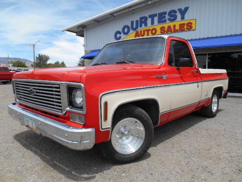 1976 chevy cheyenne c-10 454 shrtbd classic pickup-excellent survivor condition!