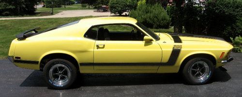 1970 mustang boss 302 with original engine just restored