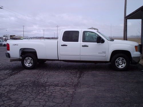 2010 gmc sierra k2500 hd sle crewcab long bed 6.6 duramax diesel allison 4x4