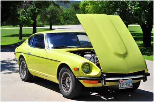 1971 DATSUN 240Z YELLOW EXTERIOR W/ BLACK LEATHER INTERIOR Z-SERIES, US $5,000.00, image 2
