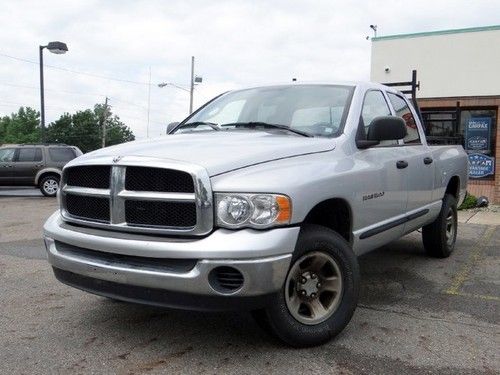 2005(05) dodge ram 1500 quad 4x4 v8 st loaded trailer tow group chrome wheels