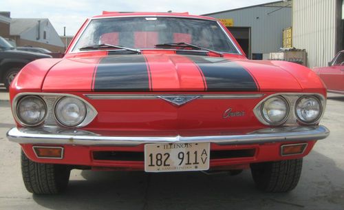 1965 chevrolet corvair corsa coupe.  sbc v8