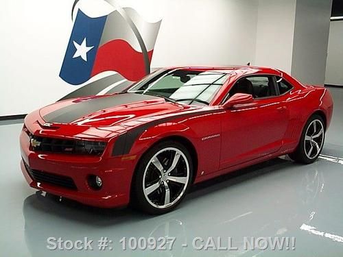 2010 chevy camaro 2ss rs 6-spd sunroof 21" wheels 8k mi texas direct auto