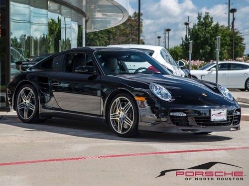 2009 porsche 911 turbo coupe automatic cpo bose nav aerokit pccb ceramic brakes