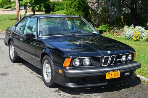 1987 bmw m6 e24 black 5-speed classic