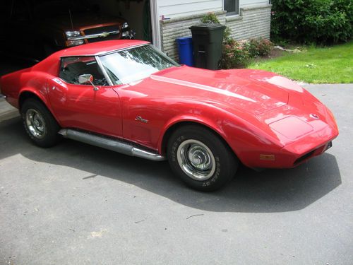 1973 CHEVROLET CORVETTE W/NUMBERS MATCHING 78,000 MILES IN RED, US $12,500.00, image 4
