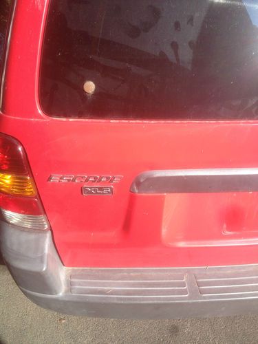 2001 ford escape xls 4x4 red red red, image 4