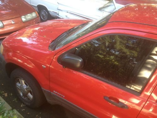 2001 ford escape xls 4x4 red red red, image 7