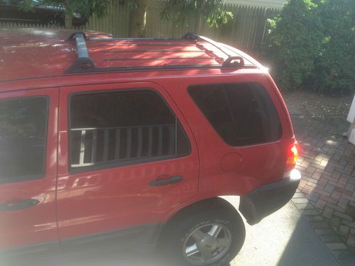 2001 ford escape xls 4x4 red red red, image 8