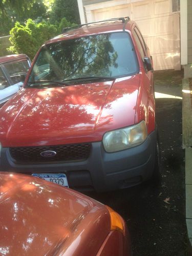 2001 ford escape xls 4x4 red red red, image 13
